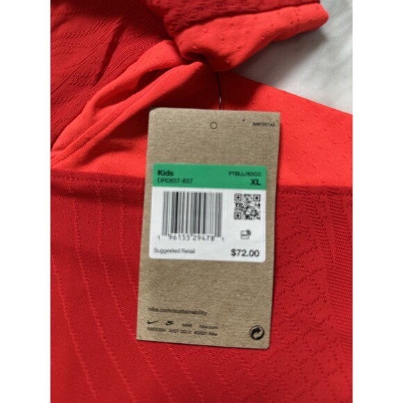 Nike Strike III Soccer football Jersey Kids XL NEW textured vaporknit DR0890-657 - Picture 8 of 8